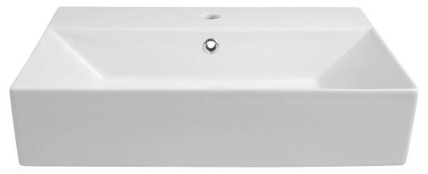 Aqualine Aqualine, Kerámia mosdókagyló 60x42cm, munkalap, 10SF50060