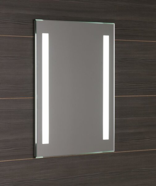 Aqualine Aqualine, LED háttérvilágítású tükör 50x70cm, gombos kapcsoló, ATH5
