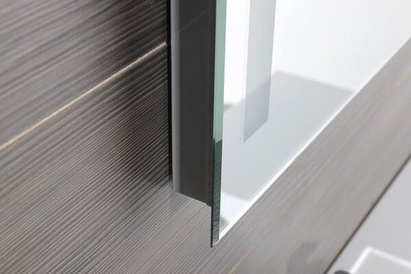 Aqualine Aqualine, LED háttérvilágítású tükör 60x80cm, gombos kapcsoló, ATH6