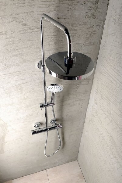 Aqualine Aqualine, LIGA zuhanyoszlop termosztatikus csapteleppel, króm, SL533