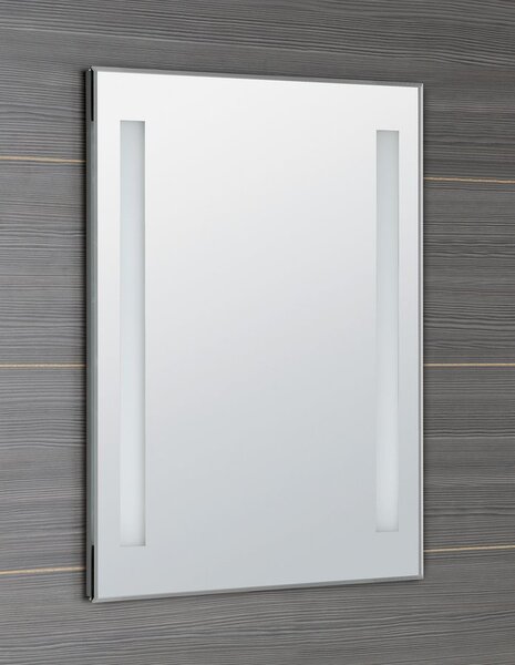 Aqualine Aqualine, LED háttérvilágítású tükör 60x80cm, gombos kapcsoló, ATH6
