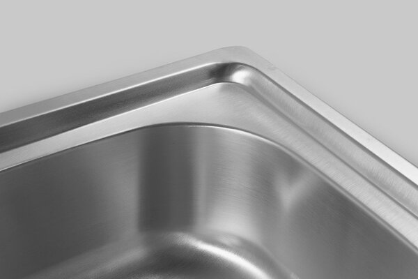 Aqualine Aqualine, Rozsdamentes mosogató 81x18x46 cm, AQ8146B