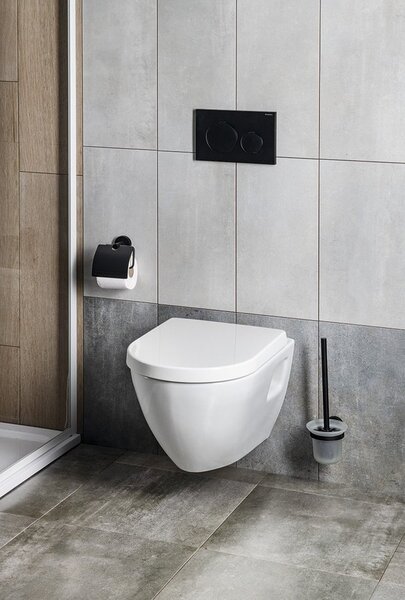 Aqualine Aqualine, NERA fali WC csésze, 35,5x50 cm, fehér, NS952