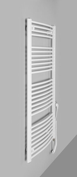 Aqualine Aqualine, ORBIT-E elektromos melegítő, kerek, 600x1320 mm, 600W, fehér, ILEO36T