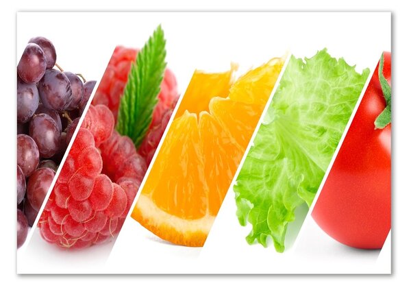 Akril üveg kép Gyümölcsök és zöldségek