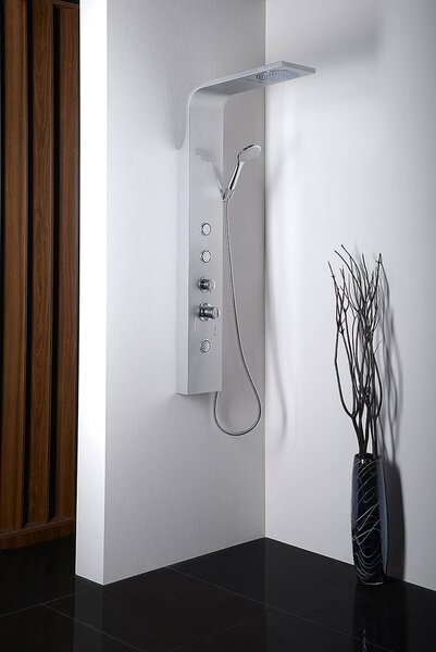 Aqualine Aqualine, TUSA zuhanypanel csapteleppel, 1400 mm, alumínium, SL680