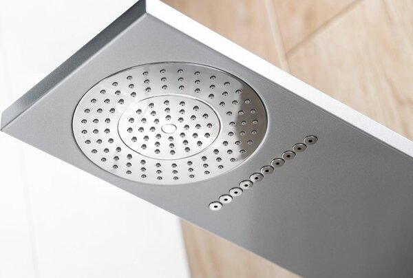 Aqualine Aqualine, TUSA zuhanypanel csapteleppel, 1400 mm, alumínium, SL680