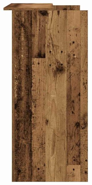 VidaXL recepciós pult antik fa 100x50x103,5 cm szerelt fa