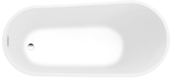 Aqualine Aqualine, TISA szabadon álló kád 170x80 cm, fehér, E1780