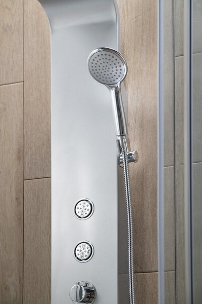 Aqualine Aqualine, TUSA zuhanypanel csapteleppel, 1400 mm, alumínium, SL680