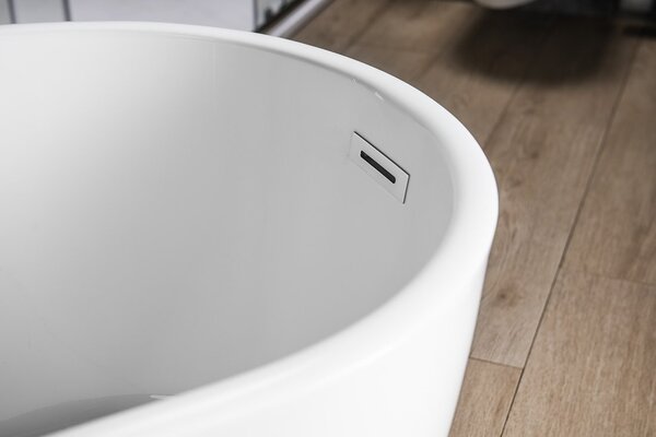 Aqualine Aqualine, TISA szabadon álló kád 170x80 cm, fehér, E1780