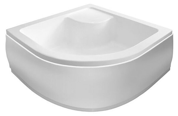 Aqualine Aqualine, akril zuhanytálca, negyed kör 80x80x28cm lábakkal együtt, R550, C83