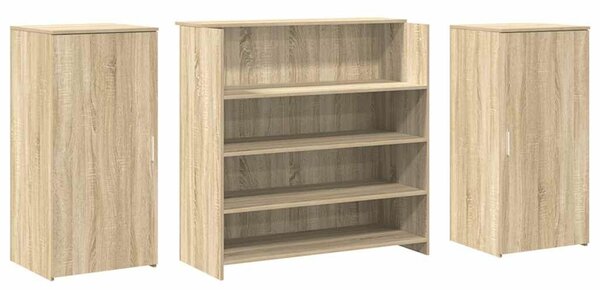 VidaXL recepciós pult sonoma tölgy 200x50x103,5 cm szerelt fa