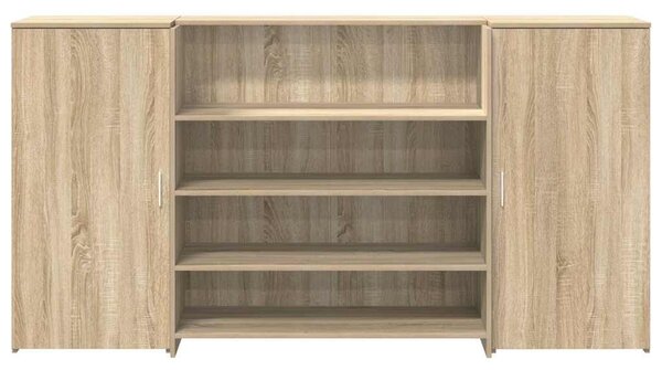 VidaXL recepciós pult sonoma tölgy 200x50x103,5 cm szerelt fa