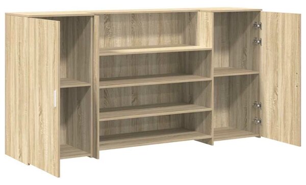 VidaXL recepciós pult sonoma tölgy 200x50x103,5 cm szerelt fa