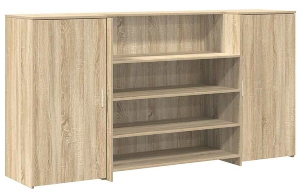 VidaXL recepciós pult sonoma tölgy 200x50x103,5 cm szerelt fa