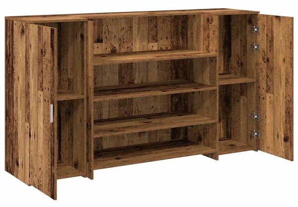 VidaXL recepciós pult antik fa 180x50x103,5 cm szerelt fa