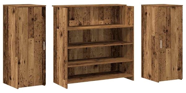 VidaXL recepciós pult antik fa 180x50x103,5 cm szerelt fa
