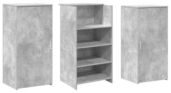 VidaXL recepciós pult betonszürke 155x50x103,5 cm szerelt fa