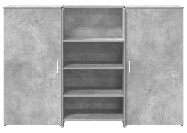 VidaXL recepciós pult betonszürke 155x50x103,5 cm szerelt fa