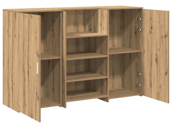 VidaXL recepciós pult kézműves tölgy 155x50x103,5 cm szerelt fa