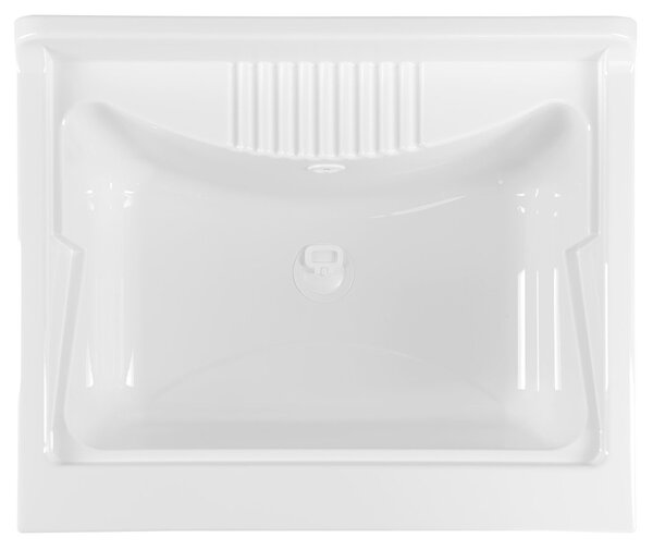 Aqualine Aqualine, Függesztett mosogató 60x50cm, műanyag, fehér, PI6050