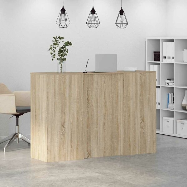 VidaXL recepciós pult sonoma tölgy 155x50x103,5 cm szerelt fa