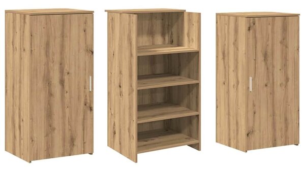 VidaXL recepciós pult kézműves tölgy 155x50x103,5 cm szerelt fa