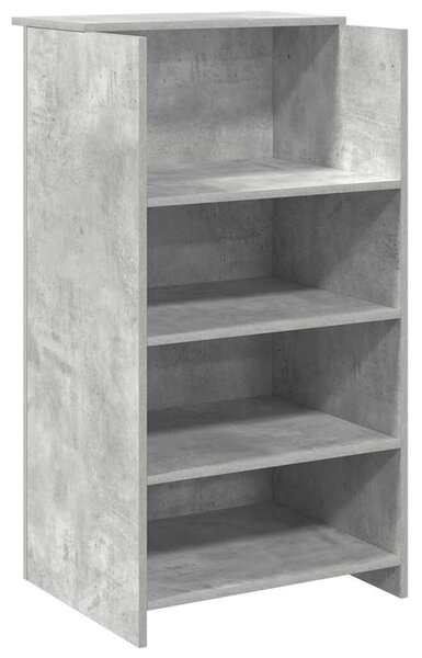 VidaXL recepciós pult betonszürke 155x50x103,5 cm szerelt fa