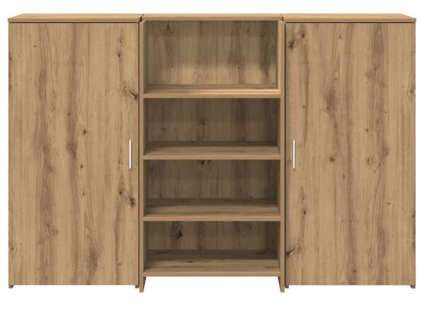 VidaXL recepciós pult kézműves tölgy 155x50x103,5 cm szerelt fa