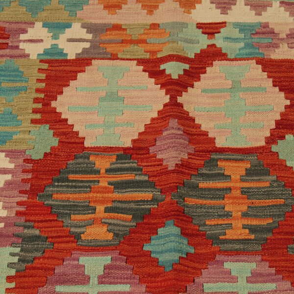 Maimana Kilim szőnyeg 99x150 kézi szövésű afgán Kilim