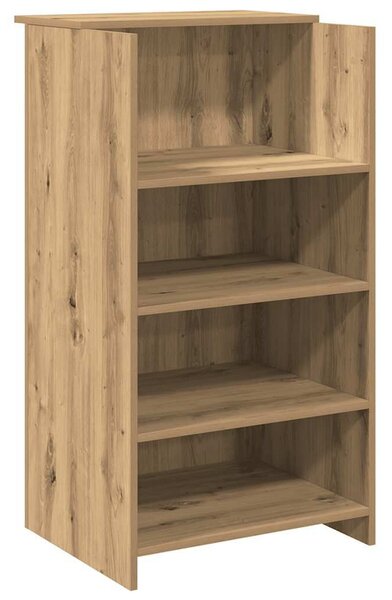 VidaXL recepciós pult kézműves tölgy 155x50x103,5 cm szerelt fa