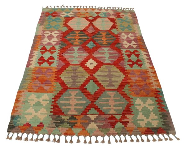 Maimana Kilim szőnyeg 99x150 kézi szövésű afgán Kilim