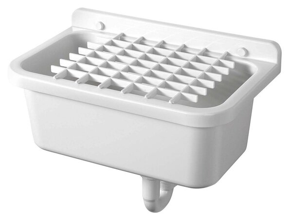 Aqualine Aqualine, Függesztett mosogató 55x34cm, műanyag, fehér, PI5055