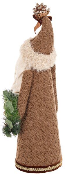 Kétdarabos dekorfigura szett PITEA 44/54 cm Gnóm Barna