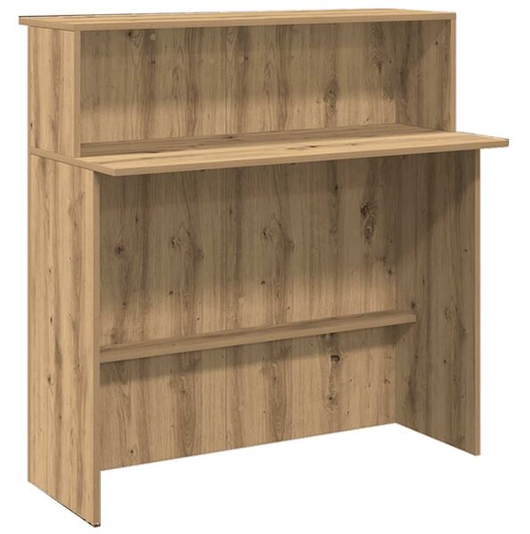 VidaXL recepciós pult kézműves tölgy 200x50x103,5 cm szerelt fa