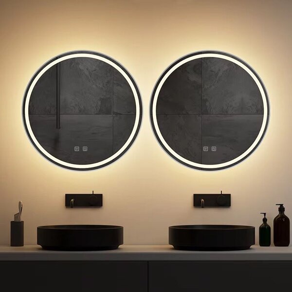 LED Tükör 70cm MMJ BRUSH SILVER