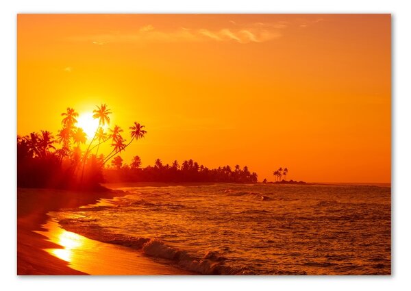 Akril üveg kép Sunset beach