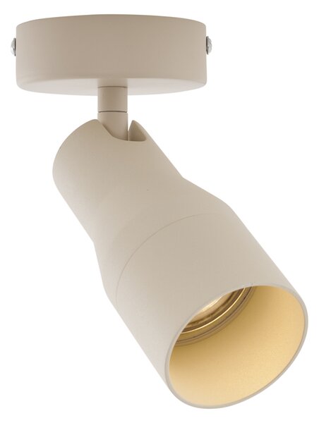 Modern mennyezeti spotlámpa bézs GU10 50 mm kerek - Stanley