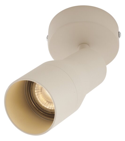 Modern mennyezeti spotlámpa bézs GU10 50 mm kerek - Stanley