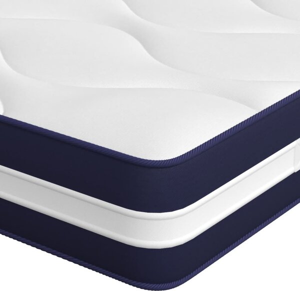 VidaXL zsákrugós matrac közepesen kemény 160 x 200 cm king size