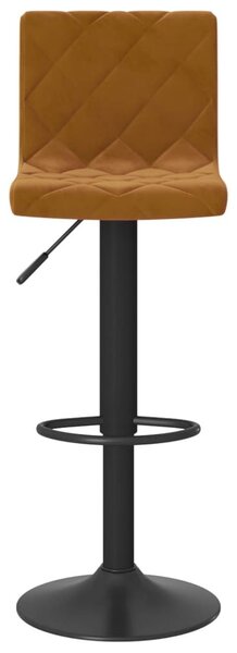 VidaXL 2 db barna bársony bárszék