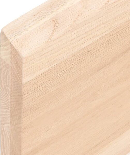 VidaXL kezeletlen tömör tölgyfa fali polc 100x50x(2-4) cm