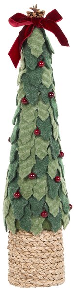 Kétdarabos dekorfigura szett SIMONIEMI 55/75 cm Karácsonyfa Zöld