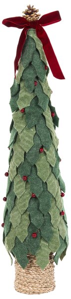 Kétdarabos dekorfigura szett SIMONIEMI 55/75 cm Karácsonyfa Zöld