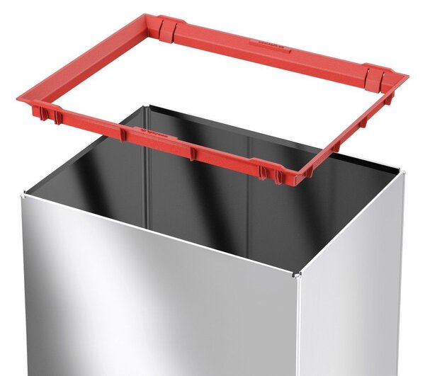 Hailo Big-Box Swing szemeteskosár, 35 L, rozsdamentes acél, L méret, 0840-111