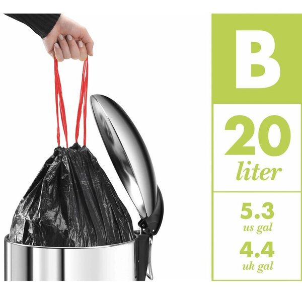 Hailo Oko Trio Plus pedálos szemeteskuka, fehér, 3x9 L, L méret