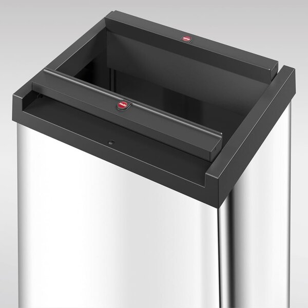 Hailo Big-Box Swing szemeteskosár, 35 L, rozsdamentes acél, L méret, 0840-111