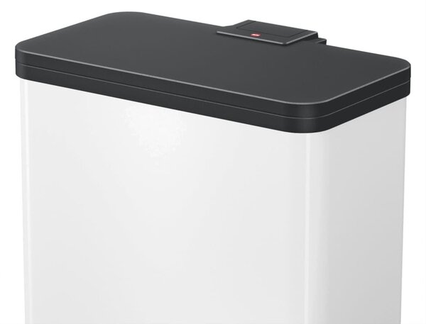 Hailo Oko Duo Plus pedálos szemetes, fehér, 17 L+9 L, L méret
