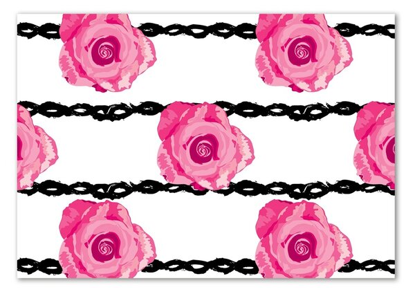Egyedi üvegkép Roses